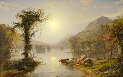 Podzim na jezeře Greenwood od Jasper Francis Cropsey