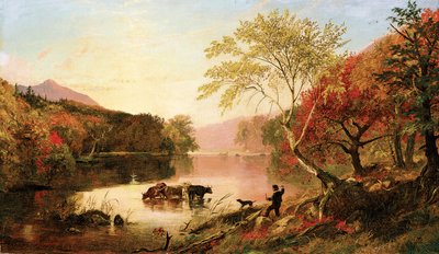 Podzim na řece Hudson, asi 1861 (olej na plátně) od Jasper Francis Cropsey