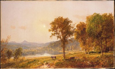 Hory Brimstone a Sugar Loaf od Warwicku od Jasper Francis Cropsey