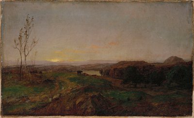 Podvečerní krajina od Jasper Francis Cropsey