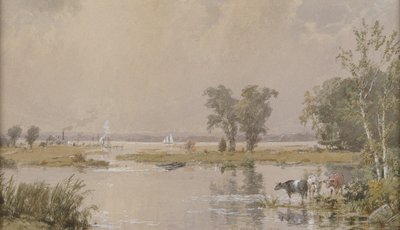 Hackensack Meadows od Jasper Francis Cropsey