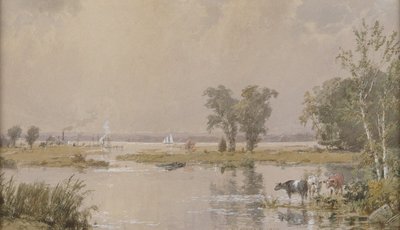 Hackensack Meadows, 1890. od Jasper Francis Cropsey