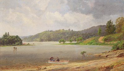 Na jezeře Wawayanda, New Jersey od Jasper Francis Cropsey