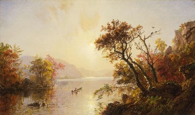 Veslování ze zátoky, 1878 od Jasper Francis Cropsey