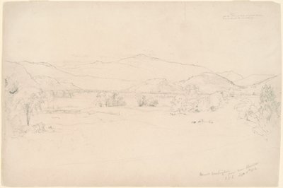 Studie na "Výhled na Mt. Washington" od Jasper Francis Cropsey