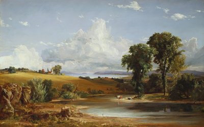 Letní odpoledne na Hudsonu, 1852 od Jasper Francis Cropsey