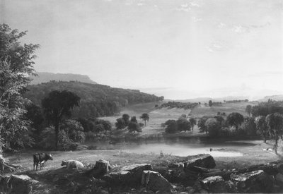 Pohled v okolí Sherburne, okres Chenango, stát New York od Jasper Francis Cropsey