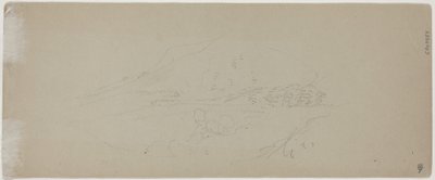 Pohled na horu [verso] od Jasper Francis Cropsey