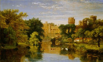 Hrad Warwick, Anglie od Jasper Francis Cropsey