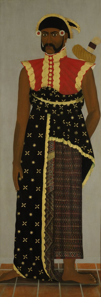 Jávský soudní úředník, kolem 1820-70 od Javanese School