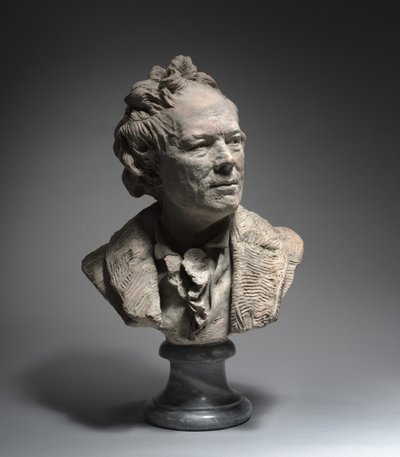 Portrét Christopha Willibalda Glucka, kolem roku 1775 od Jean Antoine Houdon