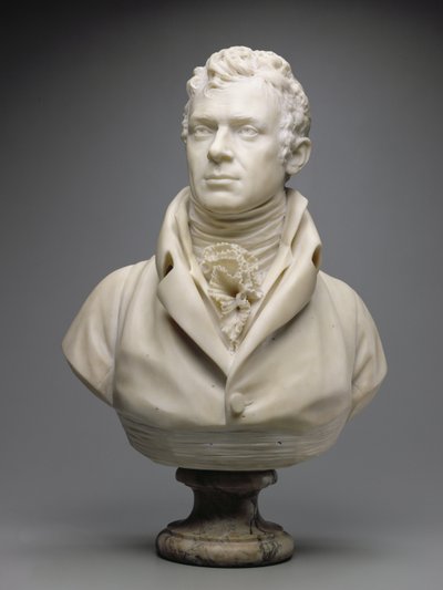 Robert Fulton, c.1804 (mramor) (viz také 345578-79) od Jean Antoine Houdon