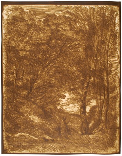Horatiovy zahrady od Jean-Baptiste-Camille Corot