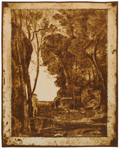 Malý pastýř, 1. tabule od Jean-Baptiste-Camille Corot