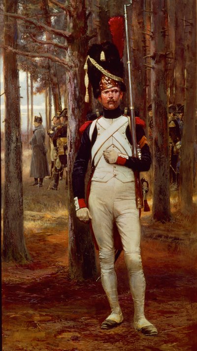 Foot Grenadier of the Imperial Guard, Edouard Detaille od Jean Baptiste Edouard Detaille