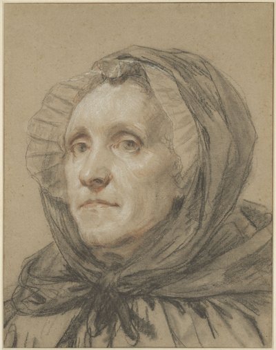 Portrét umělcovy matky od Jean-Baptiste Greuze
