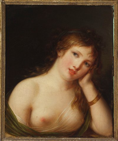 Portrét mladé ženy od Jean-Baptiste Greuze