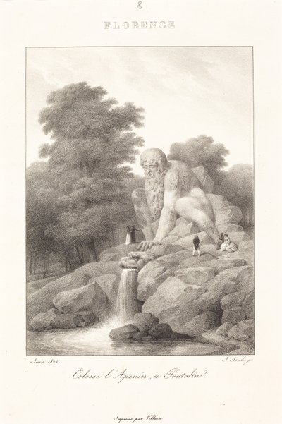 Kolos Apenin, Pratolino od Jean-Baptiste Isabey