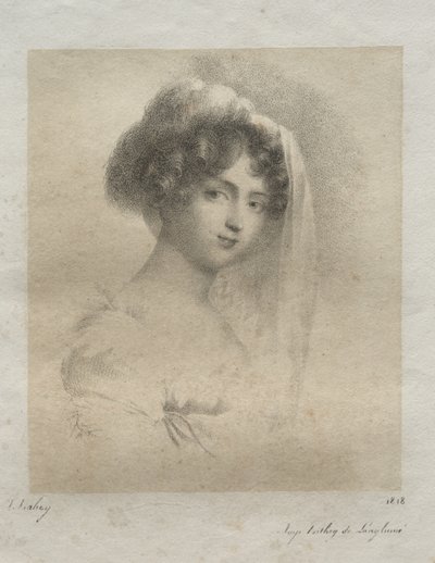 Paní. Horace Vernet od Jean-Baptiste Isabey