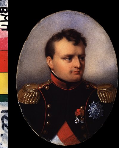 ""Portrét císaře Napoleona I. Bonaparta (1769-1821)"" Malba akvarelem a kvašem Jean Baptiste Isabey (1767-1855) Institut ruské literatury počátku 19. století IRLI (Puškinův dům), Petrohrad od Jean Baptiste Isabey