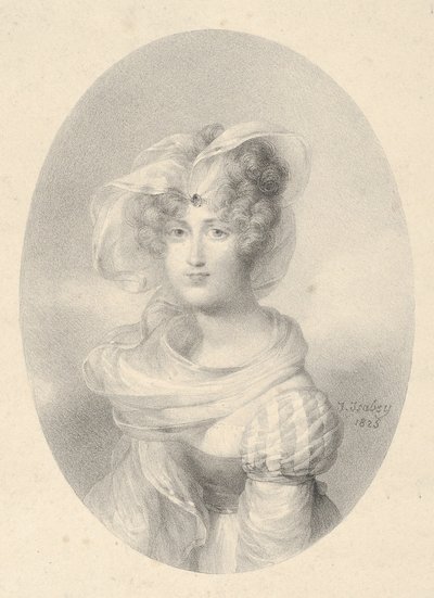 Portrét Madame Ditte-Harmite od Jean-Baptiste Isabey
