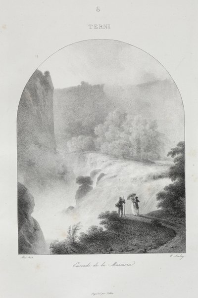 Cesta do Itálie v roce 1822 od Jean-Baptiste Isabey