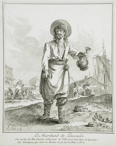 Prodavačka limonády od Jean-Baptiste Le Prince