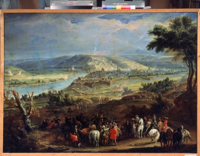 Obležení Namuru v roce 1692 (The Siege of Namur v roce 1692). Obléhání města Ludvíkem XIV. a Vaubanem od 29. května do 30. června 1692. Obraz Jean-Baptiste Martin (Jean Baptiste Martin od Jean Baptiste Martin
