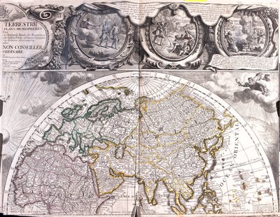 Karte der nördlichen Hemisphäre von Jean-Baptiste Nolin