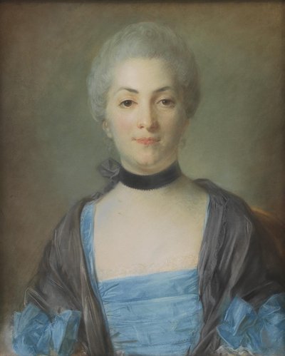 Portrét dámy od Jean-Baptiste Perronneau