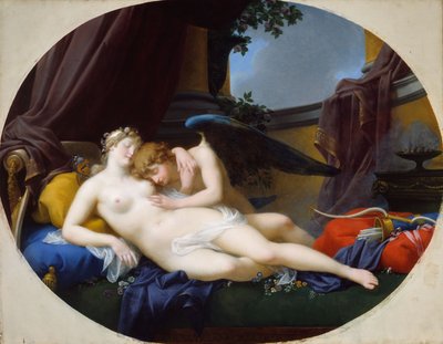 Amor a Psyché od Jean Baptiste Regnault