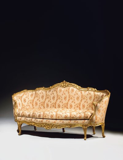 Pohovka Louis XV od Jean Baptiste Tilliard