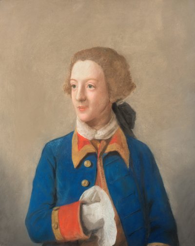 Portrét Hugha, lorda Warkwortha() (kresba pastelem) od Jean-Etienne (attr.to) Liotard