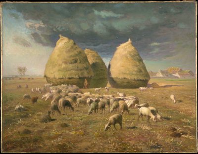 Kupky sena: podzim od Jean-Francois Millet