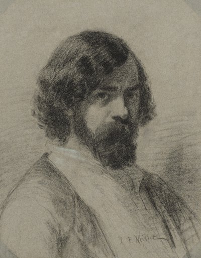 Portrét Narcise Virgila Diaze de la Peña od Jean-Francois Millet