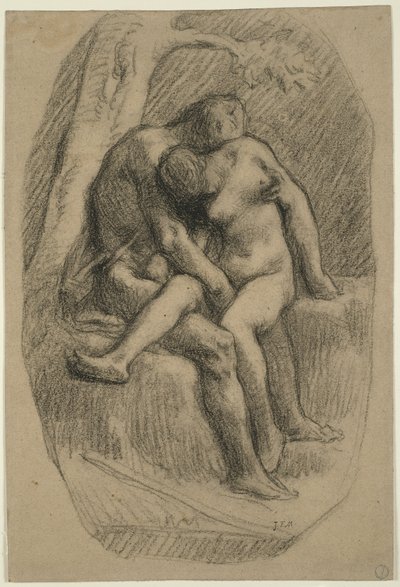 Milenci od Jean-Francois Millet