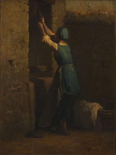 Žena u studny od Jean-Francois Millet