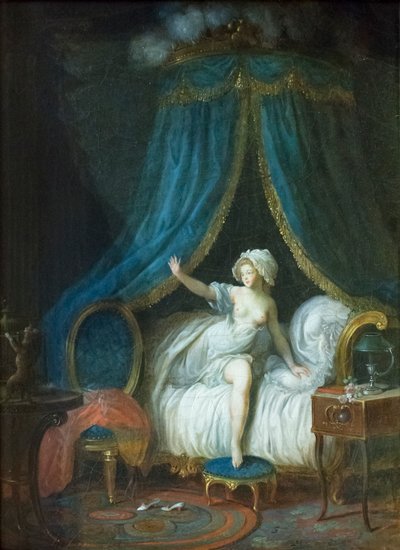 Dívka vstává z postele od Jean-Frederic Schall