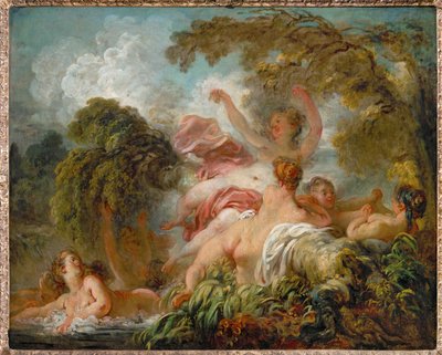 Les baigneuses. Koupající se ... od Jean-Honore Fragonard