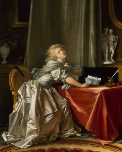 Špatné zprávy (olej na plátně) od Jean Honore Fragonard