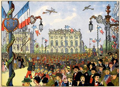 Moje vesnice, ti, kteří nezapomínají: 14. července od Jean Jacques (1873 1951) Waltz