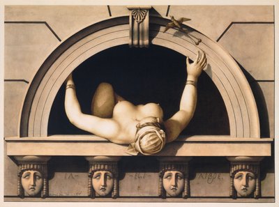 On je svobodný (Il est Libre), c. 1798 (akvarel na papíře) od Jean Jacques Lequeu