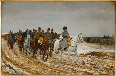 Campagne de France (malba na dřevě) od Jean-Louis Ernest Meissonier