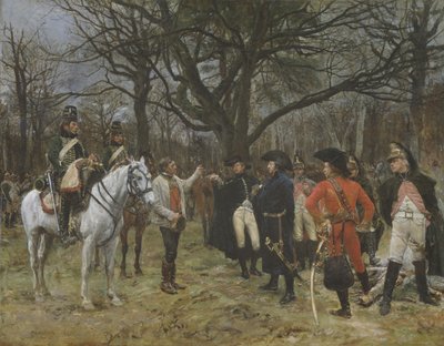 Informace - Generál Desaix a rolník od Jean Louis Ernest Meissonier