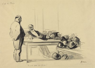 To je mír. Nevidíš žádné képi! od Jean-Louis Forain