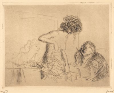 V soukromém salonku, první tabule od Jean-Louis Forain
