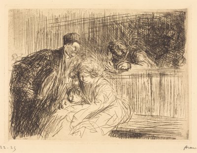 Advokát hovoří s obžalovaným (druhá deska) od Jean-Louis Forain