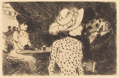Les Folies-Bergère (zamítnutá deska, druhá deska) od Jean-Louis Forain