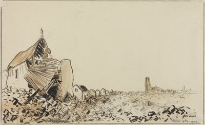 Remeš, listopad 1918 od Jean-Louis Forain