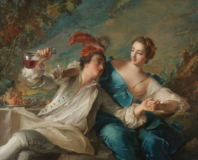 Milenci od Jean-Marc Nattier